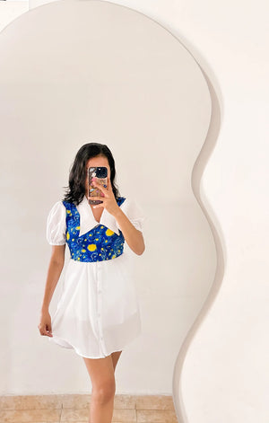 Vestido Bluson Doll Noche Estrellada para dama, vista 4 — Magnolia Morango