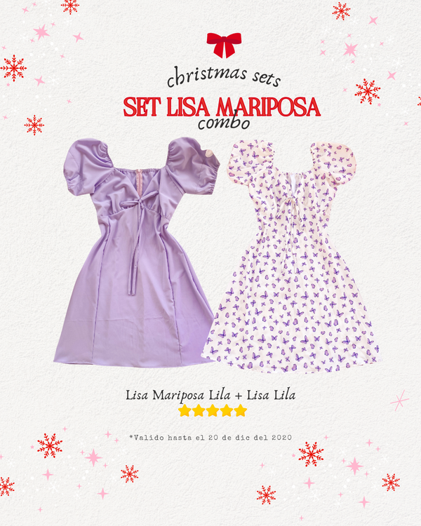 Christmas Set Vestidos Lisas + Envio Gratis