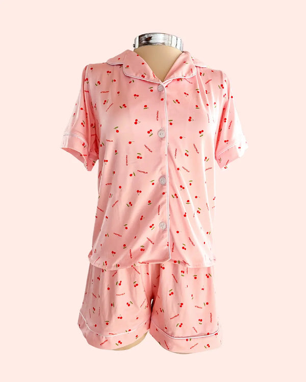 Pijama Cherry Magnolia Rosada