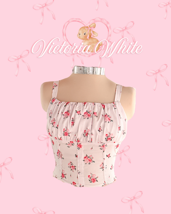 Top Victoria White Estampado Floral