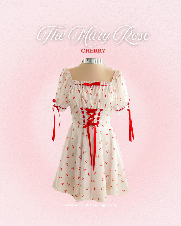 Vestido Mary Rose Cherry