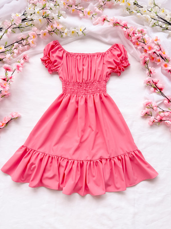 Vestido Polka Fucsia I