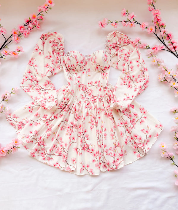 Vestido tipo Corset Priscilla Flor Sakura