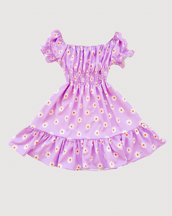 Vestido Polka Lila Margaritas I