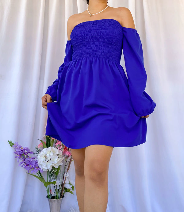 Vestido Karen Azul Rey