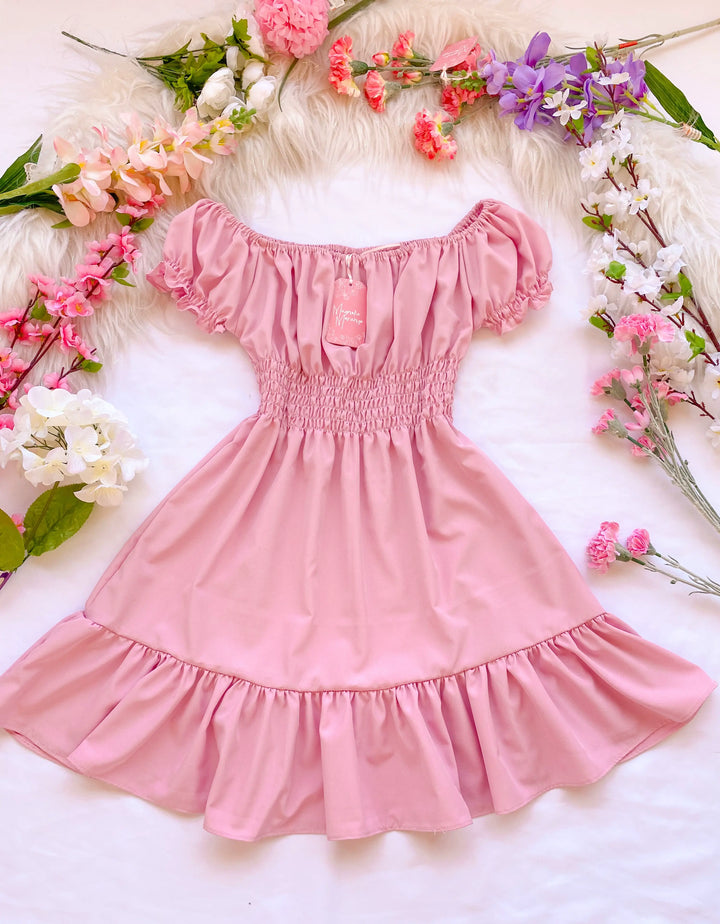 Vestido Polka Rosado