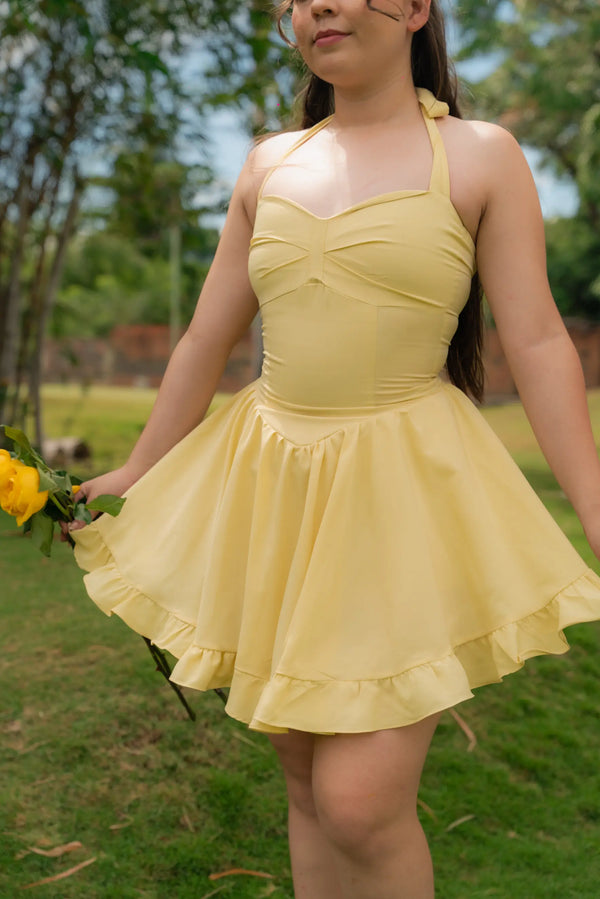 Vestido Giselle Butter Yellow