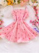 Vestido Penelope Fresa Rosado para dama — Magnolia Morango