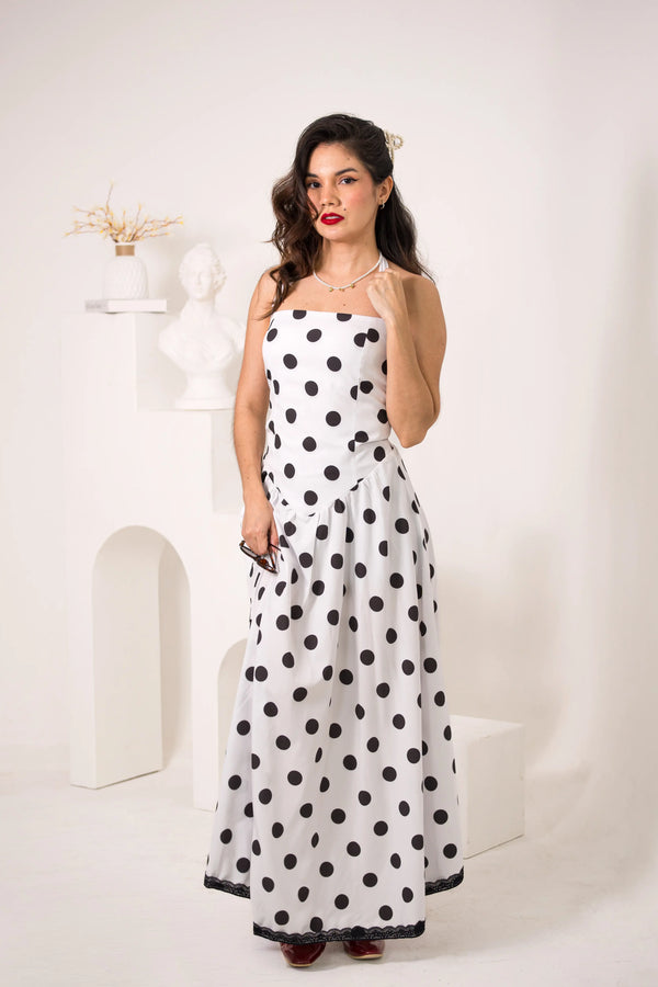 Vestido Julietta Estampado de Polka Dots