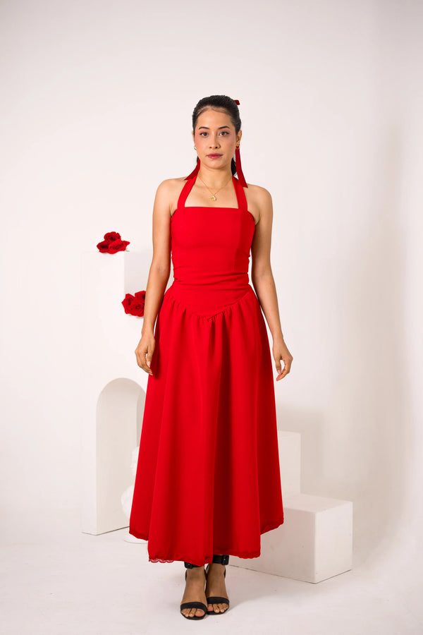 Vestido Julietta Maxi Rojo